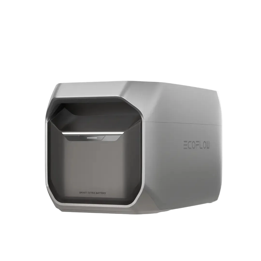 EcoFlow Delta 3 Zusatzbatterie Seitenansicht 3D