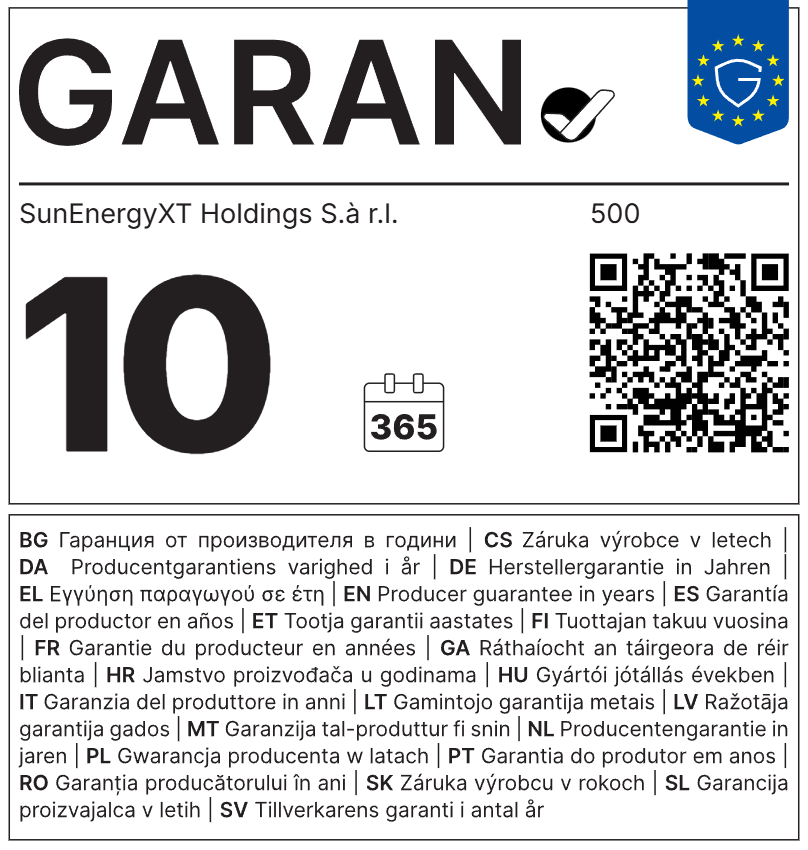 SunEnergyXT 500