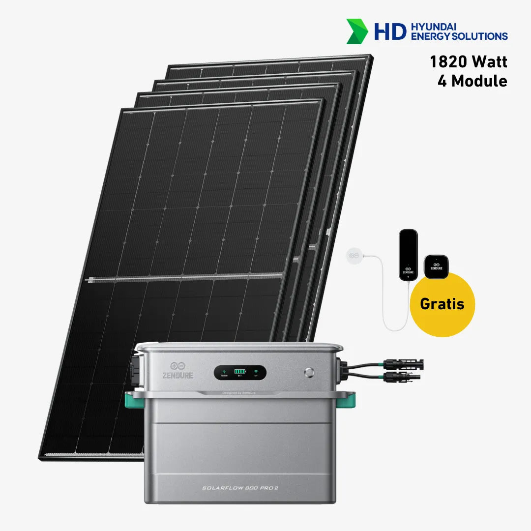 Basic 1820 bifazial Pro (mit Zendure SolarFlow 800 Pro 2)