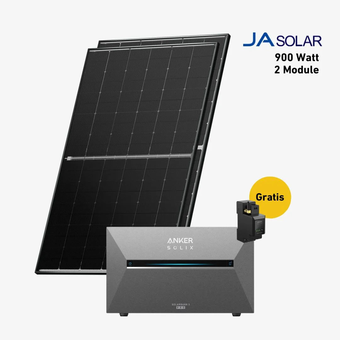 Basic 900 bifazial Pro (mit Anker SOLIX Solarbank 3 E2700 Pro)