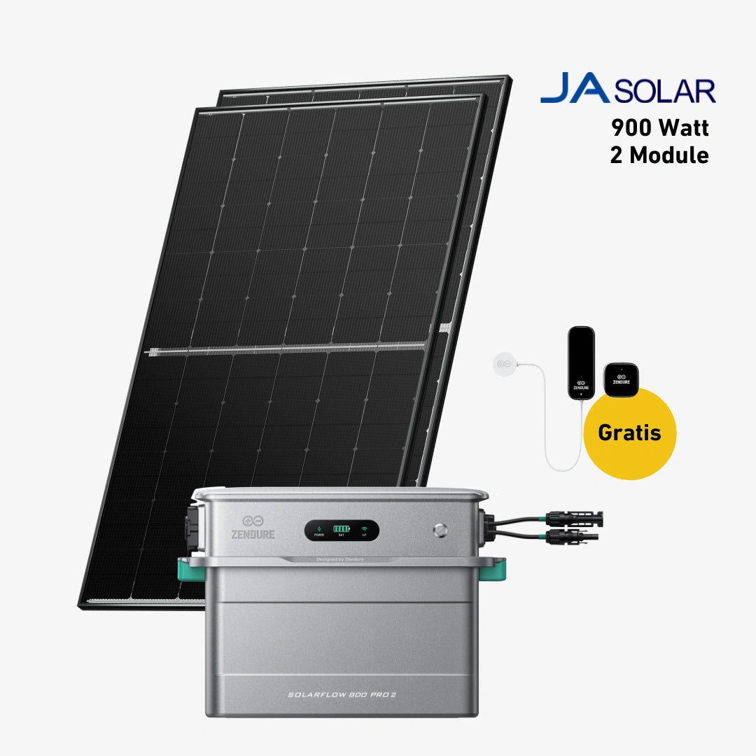 Basic 900 bifazial Pro (mit Zendure Solarflow 800 Pro 2)