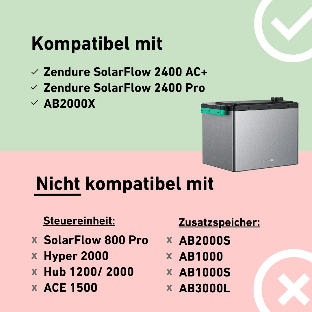 Zendure AB3000L Zusatzspeicher