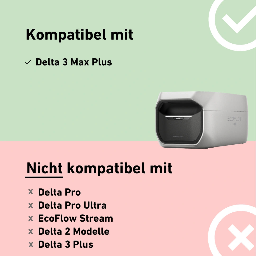 EcoFlow DELTA 3 Max Plus Zusatzbatterie