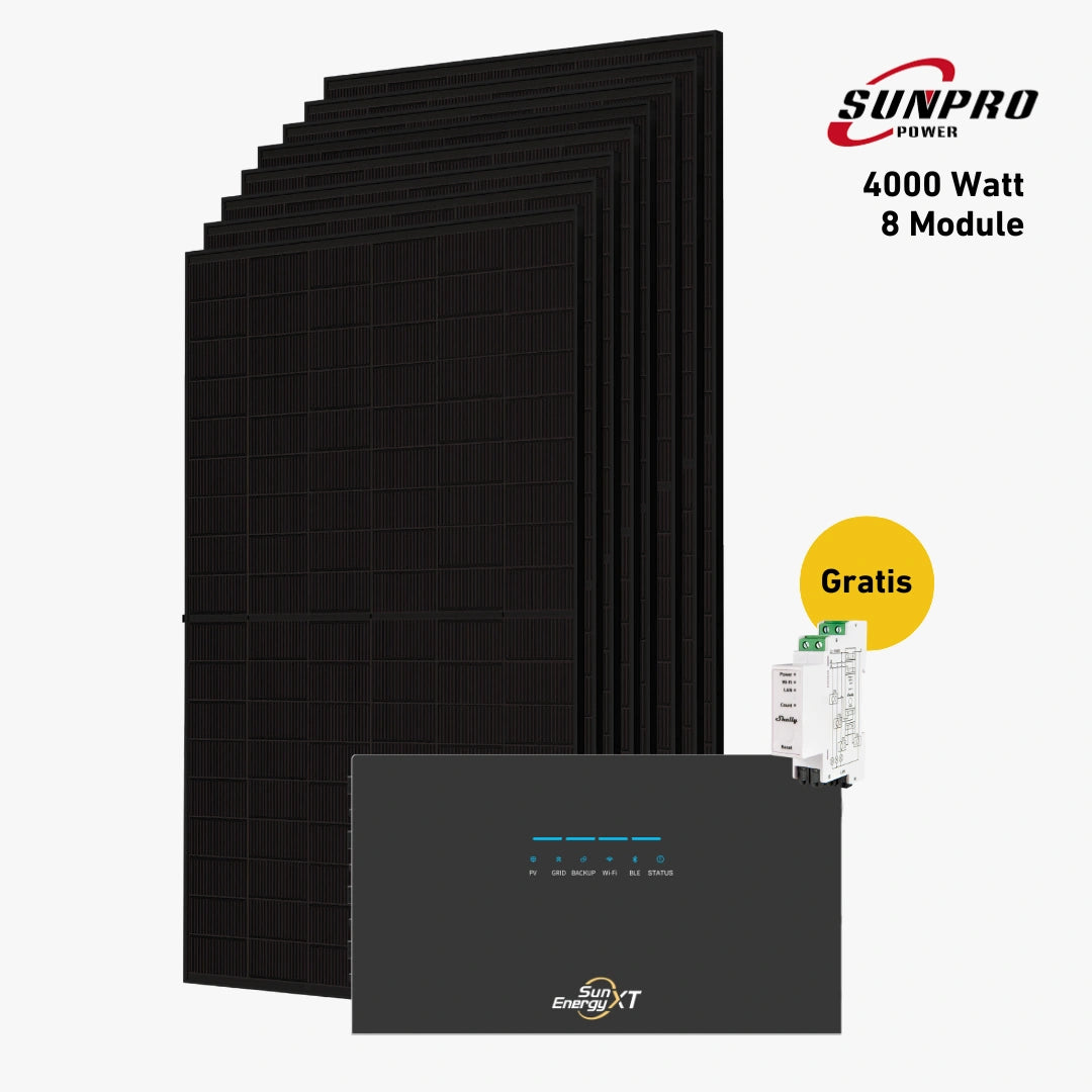 Max 4000 bifazial Pro (mit SunEnergyXT 500 Pro Speicher)