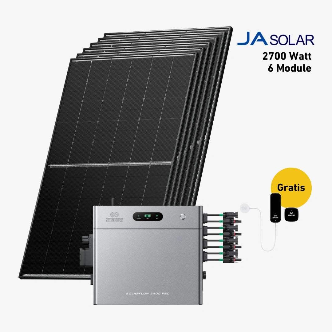 Basic 2700 bifazial Pro (mit Zendure SolarFlow 2400 Pro)
