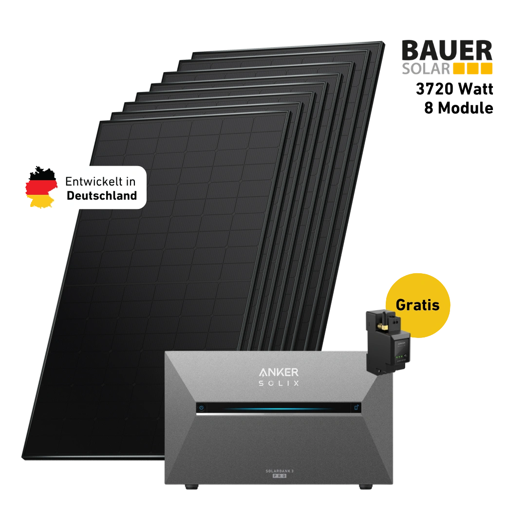 Premium 3720 bifazial Pro (mit Anker SOLIX Solarbank 3 E2700 Pro)