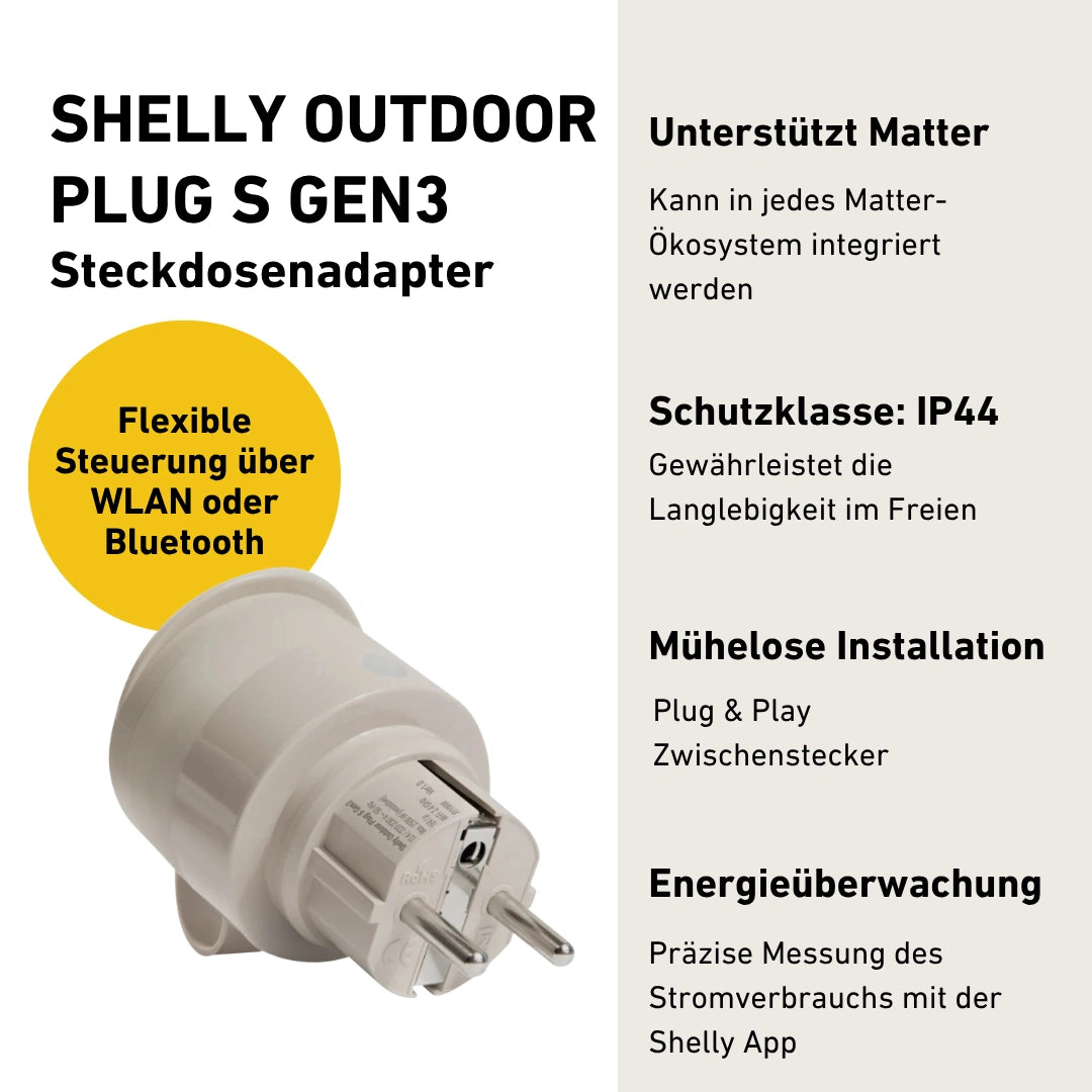 Shelly Outdoor Plug S Gen3